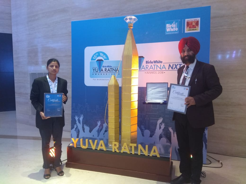 â€œYUVA RATNA AWARDâ€ in National Design Competition