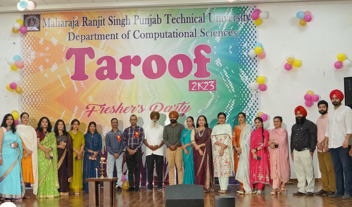 TAROOF-2023 - FRESHERS PARTY