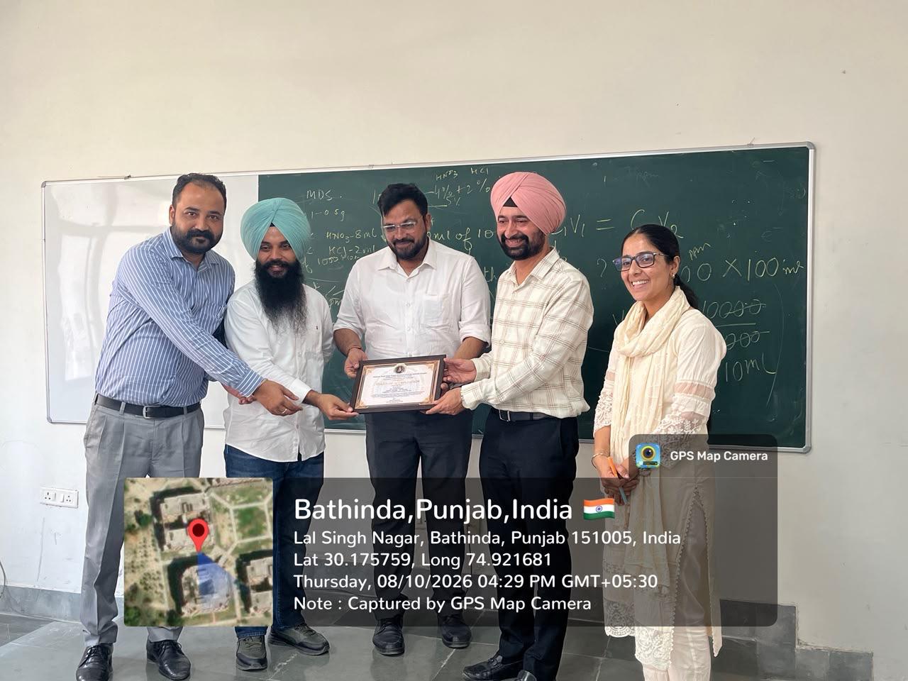 Two day workshop on Elemental Analysis by ICP-OES